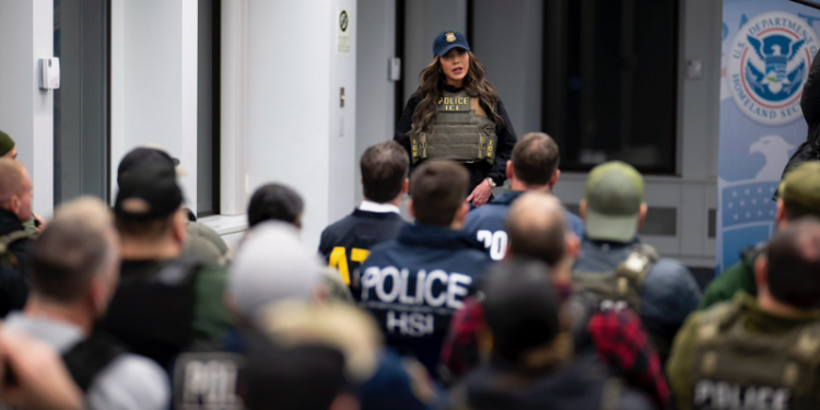 DHS Secretary Kristi Noem Joins ICE Operations in New York City